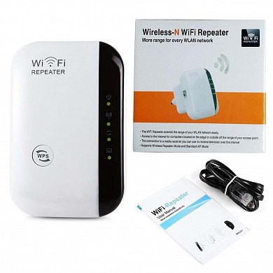 Повторитель Wi-Fi сигнала Wireless-N Wifi Repeater 10251 - фото 342