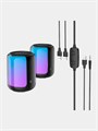 Колонки для компьютера HOCO BS56, BT5.2, 2 динамика 5W, AUX, USB, RGB подсветка 10116 - фото 145
